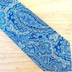 Bruno Piattelli Blue Paisley Men's Tie